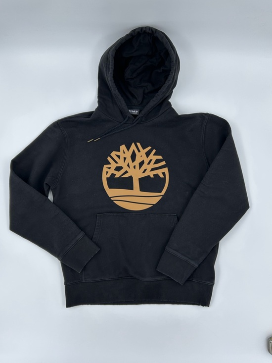 Timberland Other - Timberland Black Adult Hoodie with Tan Tree Emblem M